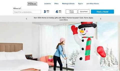 ヒルトンUK - ヒルトンインターナショナルホテル予約ウェブサイト