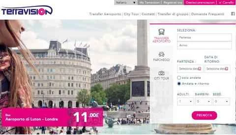 Terravision Italy 公式ウェブサイト IT ヨーロッパ空港送迎サービスプロバイダー