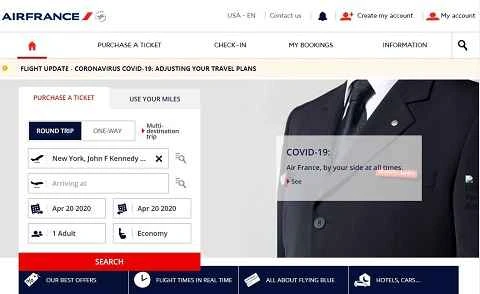 エールフランス（アメリカ）