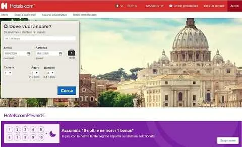 Hotels.com イタリア公式サイト ITグローバルホテル予約