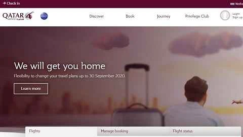 カタール航空（NL）公式サイト