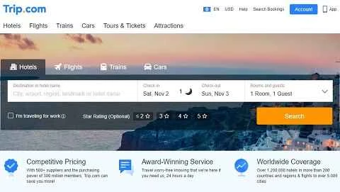 Trip.com（国際版）