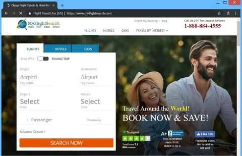 MyFlightSearch オンライン旅行ポータル