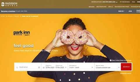 パークイン・ラディソン・ブルホテル米国公式ウェブサイト