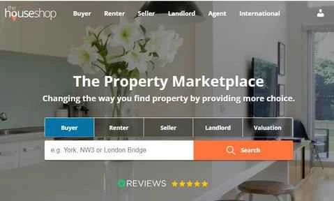 英国のレンタルプラットフォーム「The House Shop」公式サイト