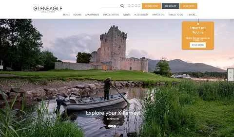 グレンイーグル ホテル公式ウェブサイト: グレンイーグル ホテル、アイルランド
