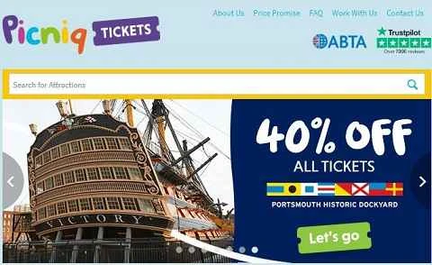 Picniq公式サイト イギリスのアトラクションとショーのチケット