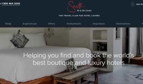 ミスター・アンド・ミセス・スミス・トラベルクラブ グローバルブティックホテルズ＆ヴィラズ