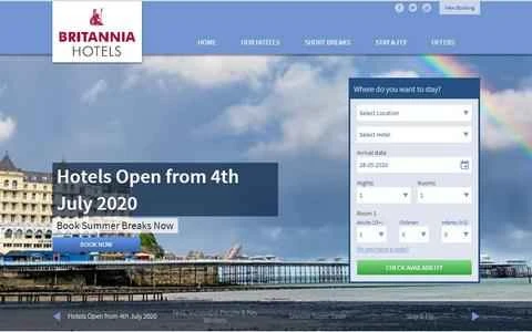 ブリタニアホテルズ公式サイト、ブリタニアホテルズ