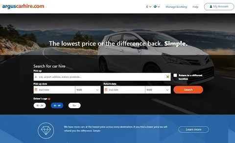 Argus Carhire 公式レンタカーサービスプロバイダー