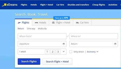 eDreams ドイツ公式サイト DE スペイン オンライングローバル旅行予約ウェブサイト - ページ 1 eDreams德国官网 DE 西班牙在线全球旅行订票网站 第1张